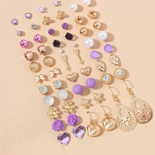 Purple Stud Combo ( 30 sets)