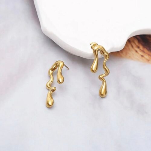 Zigzag Anti Tarnish Earrings