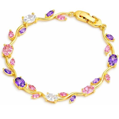 Viral Tulip Bracelet ( Purple-White)