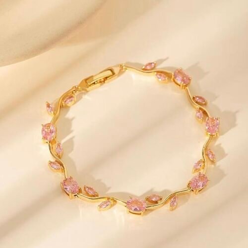 Pink Tulip Bracelet
