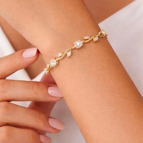 White Tulip Bracelet